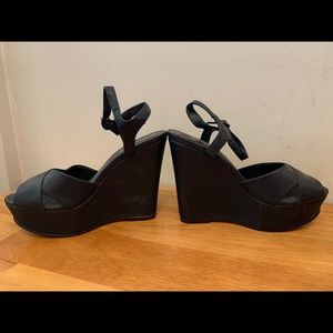 Aldo Black Wedges